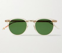 Carlton 47 Round-Frame Acetate Sunglasses