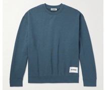 + Sweatshirt aus Baumwoll-Jersey mit Logoapplikation