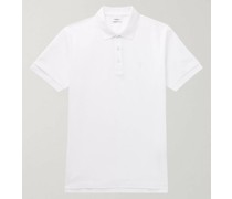 Slim-Fit Logo-Embroidered Cotton-Piqué Polo Shirt