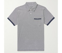 Sojourn Polohemd aus gestreiftem Jersey aus Bio-Pima-Baumwolle