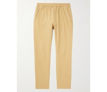 Linen and Cotton-Blend Trousers