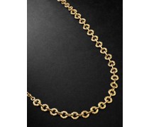 Collier Lentille Kette aus Gold