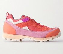 Grappa Sneakers aus Mesh mit Besätzen aus Veloursleder