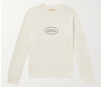 Oberteil aus Baumwoll-Jersey mit Logoprint
