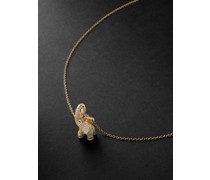 Elephant Kette aus Gold mit Diamant
