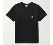 T-Shirt aus Baumwoll-Jersey mit Logoapplikation
