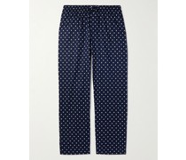 Nelson Pyjama-Hose aus Baumwollpopeline mit Print