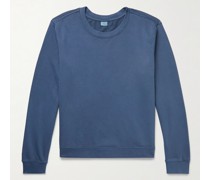 Sweatshirt aus Baumwoll-Jersey in Stückfärbung