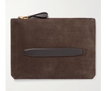 Buckley Dokumentenmappe aus Veloursleder