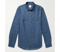 Gents Cotton and Lyocell-Blend Chambray Shirt