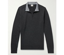 Jackson Hole Pullover aus einer Baumwollmischung mit kurzem Reißverschluss