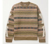 Pullover aus einer Wollmischung mit Fair-Isle-Muster