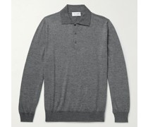 Balance Pullover aus einer Wollmischung mit Polokragen