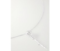 Rose Stem Kette aus Silber