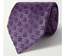 Krawatte aus Seiden-Jacquard, 8,5 cm