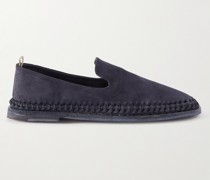 Miles Braided Suede Loafers