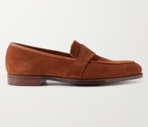 Owen Pennyloafers aus Veloursleder