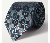 Krawatte aus Seiden-Jacquard mit Paisley-Print