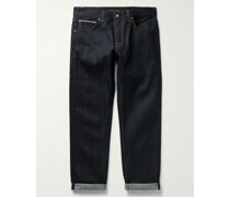 Gritty Jackson gerade geschnittene Selvage-Jeans