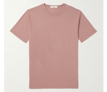 T-Shirt aus Baumwoll-Jersey in Stückfärbung