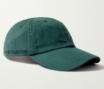 Baseballkappe aus Baumwoll-Twill mit Logostickerei