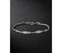 Fluid Armband aus 18 Karat Weißgold mit Diamanten