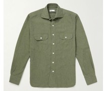 Aantero Cotton-Herringbone Shirt