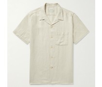 Havana Camp-Collar Linen and Cotton-Blend Shirt