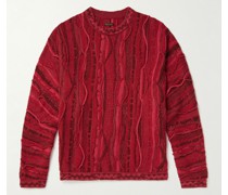 Pullover aus Jacquard-Strick aus einer Baumwollmischung