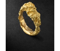Rock Big Ring aus Gold