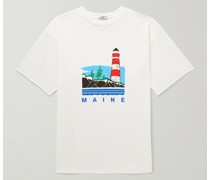 T-Shirt aus Baumwoll-Jersey mit Print