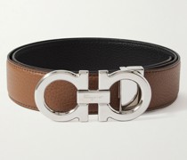 Wendbarer Gürtel aus vollnarbigem Leder, 3,5 cm