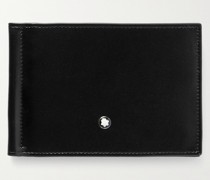 Aufklappbares Portemonnaie aus Leder