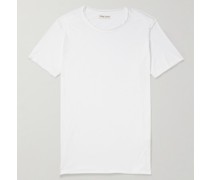 Franco T-Shirt aus Baumwoll-Jersey in Distressed-Optik