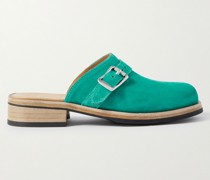 Camion Slippers aus Veloursleder