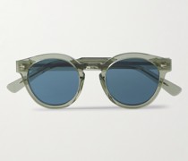 Abbesses Sonnenbrille mit rundem Rahmen aus Azetat