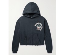 Hoodie aus Baumwoll-Jersey mit Logoprint