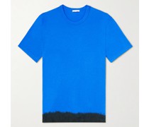 T-Shirt aus Baumwoll-Jersey in Stückfärbung