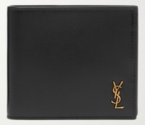 Logo-Appliquéd Full-Grain Leather Billfold Wallet