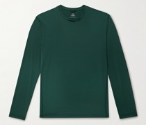 Oberteil aus Stretch-Jersey mit Streifen