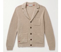 Cardigan aus Kaschmir in Rippstrick