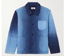 Arbeitsjacke aus gesteppter Baumwolle mit Farbverlauf