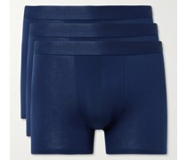 Set aus drei Retropants aus Stretch-Tencel™-Lyocell
