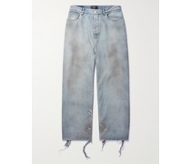 Gerade geschnittene Jeans in Distressed-Optik