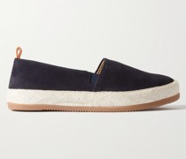 Espadrilles aus Veloursleder