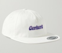Liquid Script Baseballkappe aus Baumwoll-Twill mit Logostickerei
