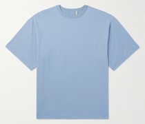 T-Shirt aus Jersey aus einer Mischung aus Suvin- und Tenjiku-Baumwolle
