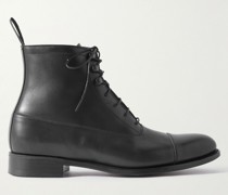 Balmoral Leather Lace-Up Boots
