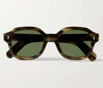 + Cubitts Leirum Sonnenbrille mit rundem Rahmen aus Azetat in Schildpattoptik