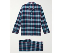 Kelburn karierter Pyjama aus Baumwollflanell